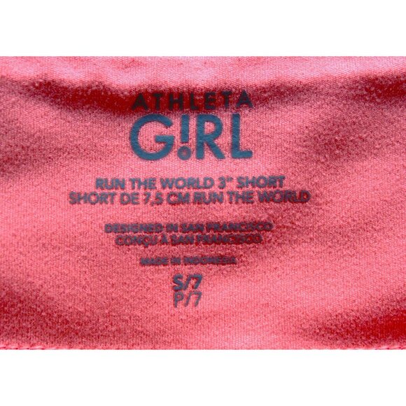 ATHLETA GIRL Kid's Run The World 3" Floral Running Shorts, Size S 7 Small - Picture 7 of 7